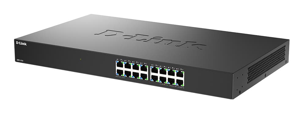 D-Link DMS-1016 Unmanaged L2+ 2.5G Ethernet (100/1000/2500) Zwart - Afbeelding 3