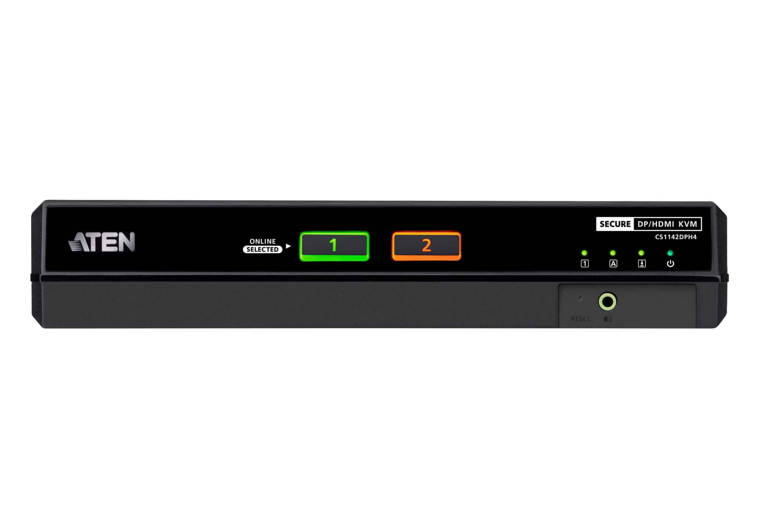 ATEN 2-poorts USB 5K DisplayPort/HDMI universele beveiligde Secure KVM Schakelaars voor twee displays (PSD PP v4.0-compatibel) - Afbeelding 2