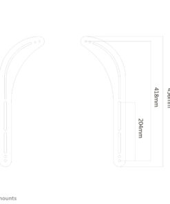 Newmounts by Neomounts NM-USP100BLACK TV Mount for Sonos Playbar