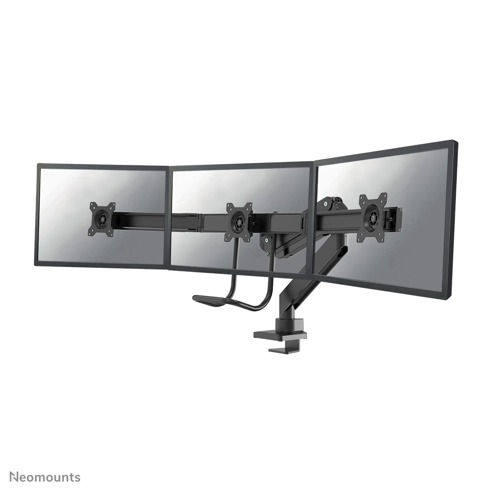 Neomounts NM-D775DX3BLACK Monitorarm 17-27" - gasveer - Topfix - 180°-stop