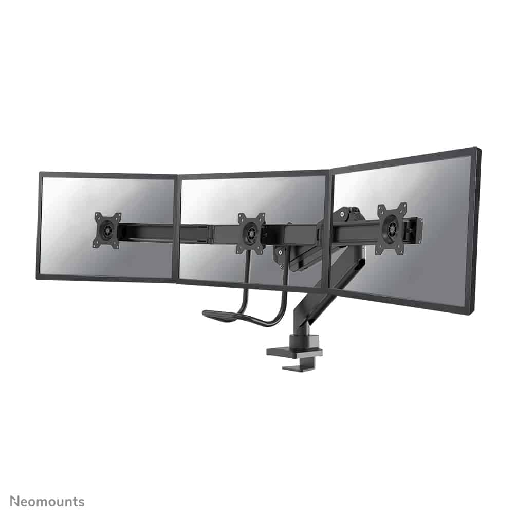 Neomounts NM-D775DX3BLACK Monitorarm 17-27" - gasveer - Topfix - 180°-stop - Afbeelding 2