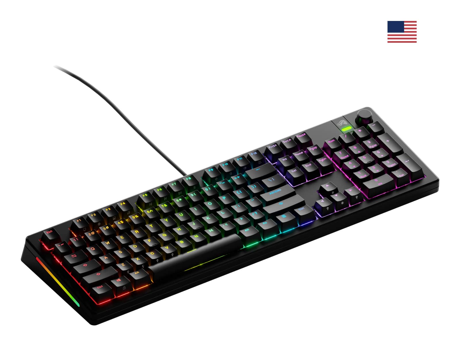 Glorious Gaming GMMK 3 100% Prebuilt toetsenbord Gamen USB QWERTY Amerikaans Engels Zwart