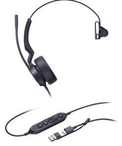 Yealink UH44 Mono Teams USB-C/A Headset
