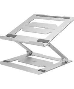 ACT Laptopstandaard aluminium, opvouwbaar, traploos in hoogte verstelbaar
