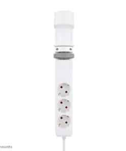 Neomounts DS22-840WH6 Bureaucontactdoos met klem en USB-C en USB-A poorten - Quick-charge - Afbeelding 3