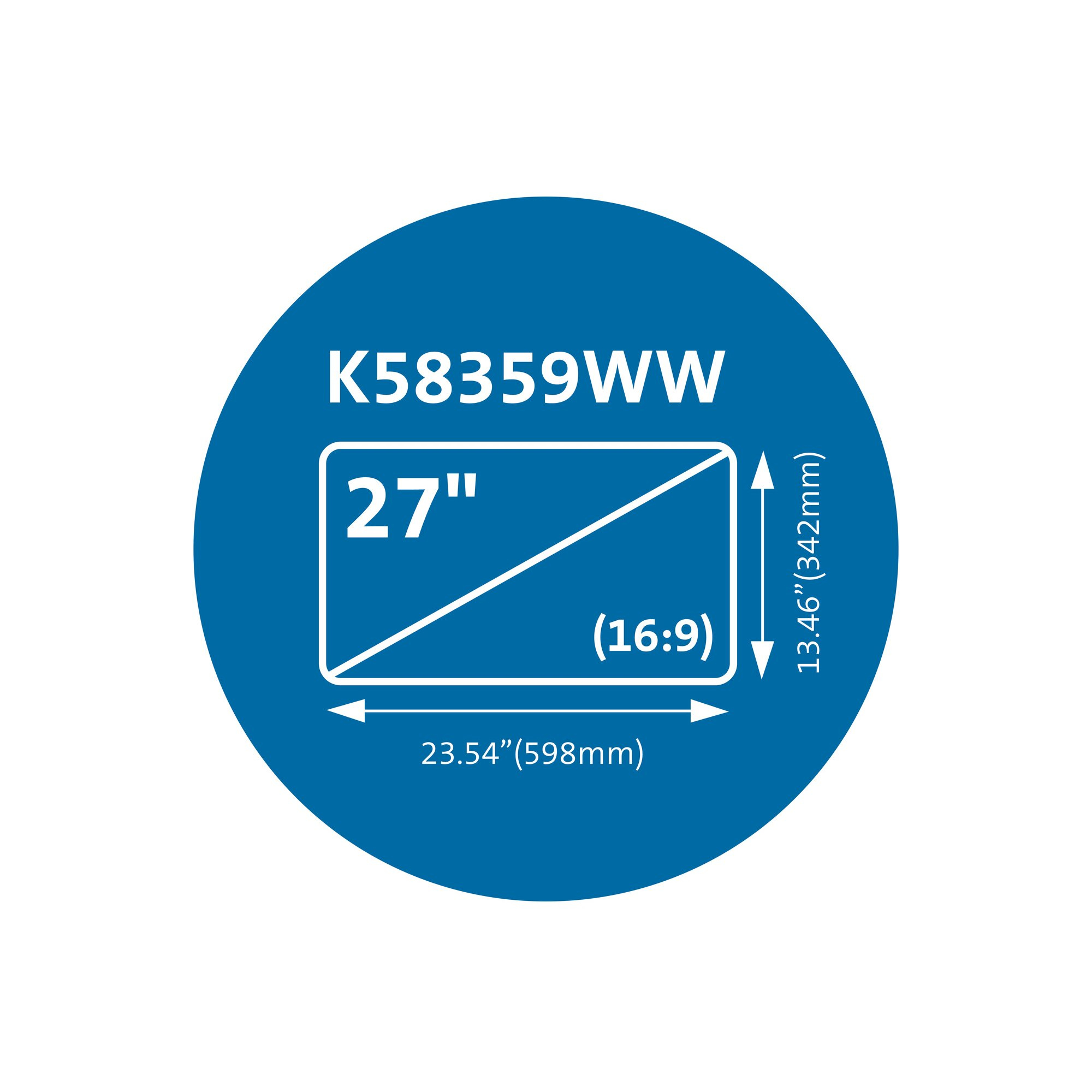 Kensington MagPro-privacyschermfilter met magneetstrip voor beeldschermen van 27" (16:9) - Afbeelding 7