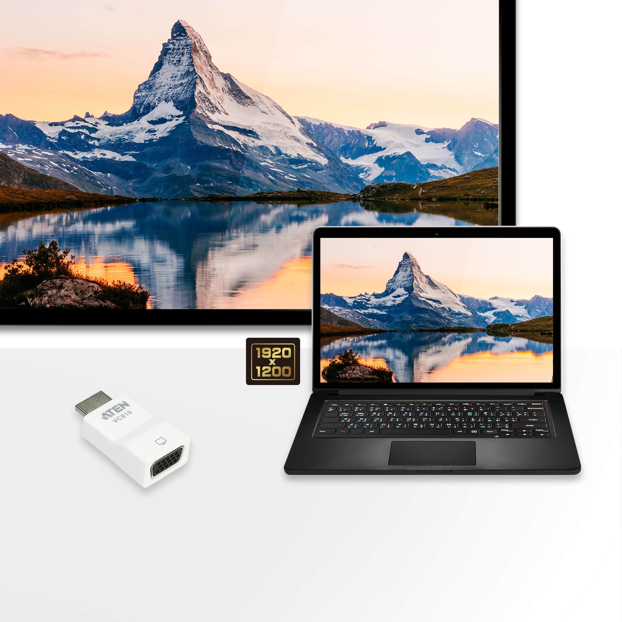 ATEN HDMI naar VGA-adapter - Afbeelding 3