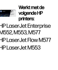 HP CF360X 508X Black High Yield Original LaserJet Toner Cartridge, 12500 pages, Black, 1 pc(s) - Afbeelding 2