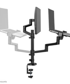 Neomounts DS20-425BL2 Monitorarm met laptophouder 17-27" - ruimtebesparend - Afbeelding 4