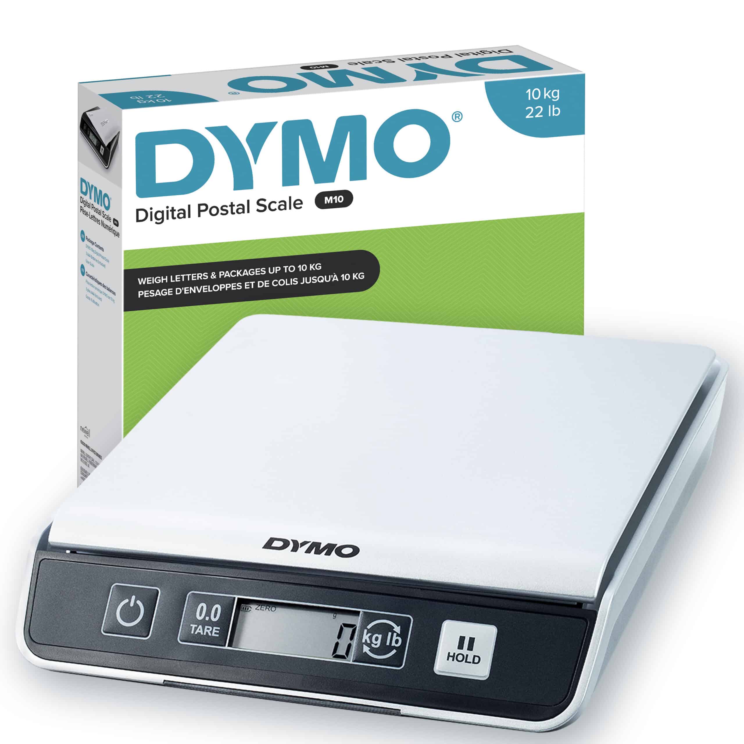 DYMO digitale Postweegschalen | tot 10 kg capaciteit | 20 cm x 20 cm