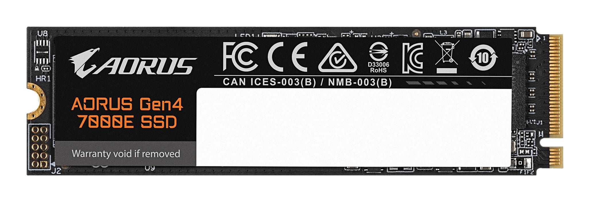 Gigabyte AG470E1TB SSD, 1 TB, M.2 2280, PCIe 4.0x4, NVMe 1.4, 7100 MB/s, Black