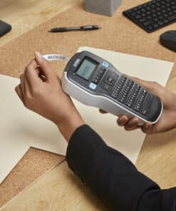 DYMO LabelManager 160-labelmaker | Draagbare labelprinter met AZERTY-toetsenbord | Inclusief zwart-wit D1-etiketten (12 mm) | Voor thuis en op kantoor - Afbeelding 4