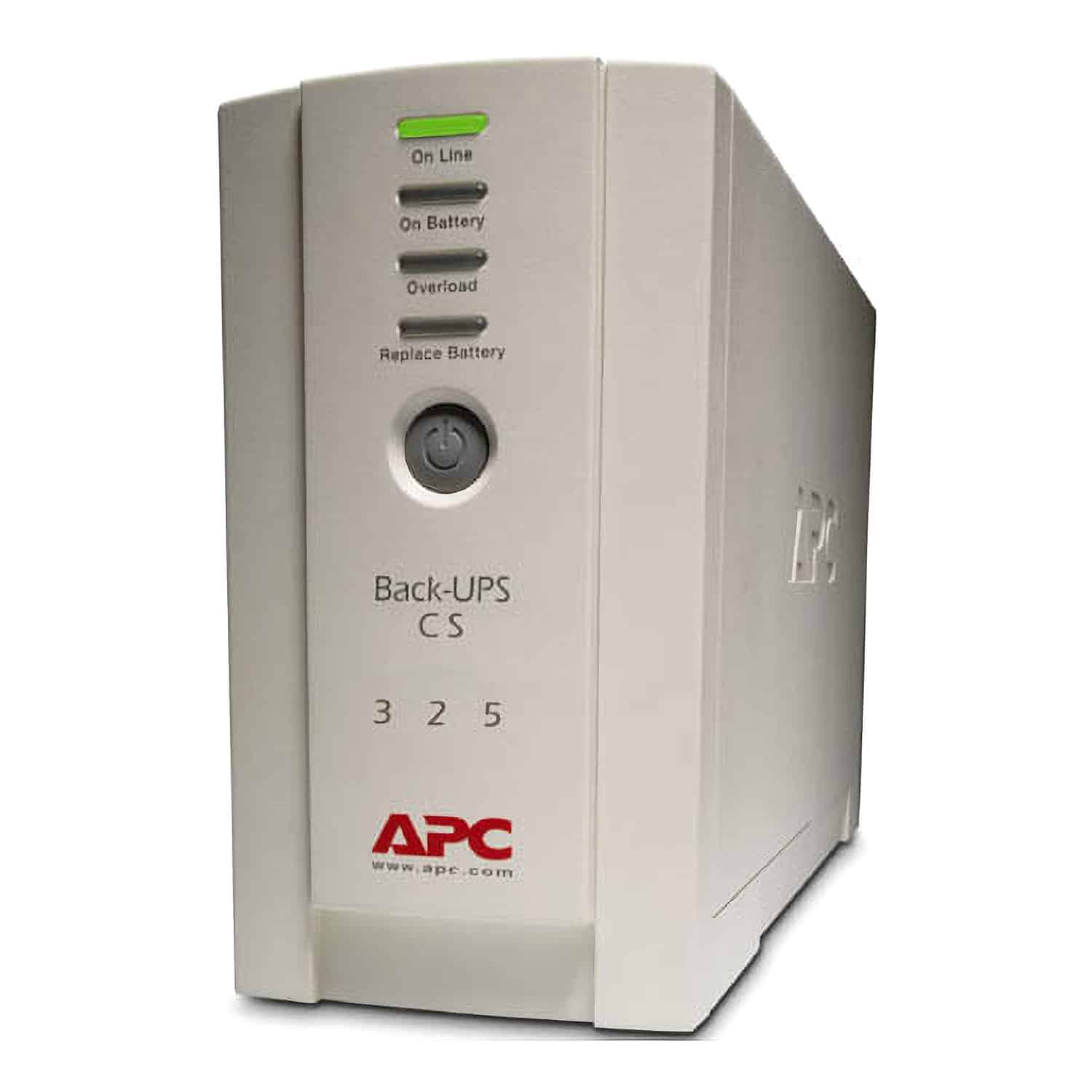 APC Back-UPS 325, 230V, IEC 320, zonder software voor automatische uitschakeling Stekkerdoos