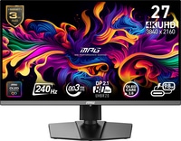 MSI MPG 272URX QD-OLED computer monitor 67,3 cm (26.5") 3840 x 2160 Pixels 4K Ultra HD Zwart - Afbeelding 2