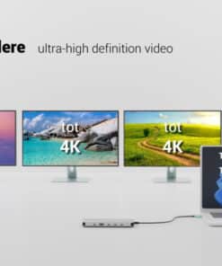 i-tec Metal USB-C Nano 3x Display Dock, 2x HDMI 1x USB-C video + Power Delivery 140W - Afbeelding 4