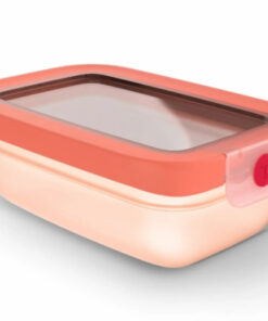 Tefal oneClick Glass N1241050 vershoudbakje rechthoekig blauw (6-delige set)