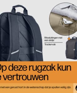 HP Travel 15,6 Laptop Backpack, 18 liter, Iron Grey - Afbeelding 2