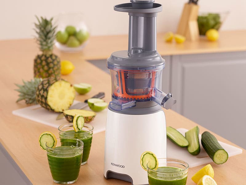 Kenwood PureJuice JMP600WH Slowjuicer 150 W Grijs, Doorschijnend, Wit - Afbeelding 4