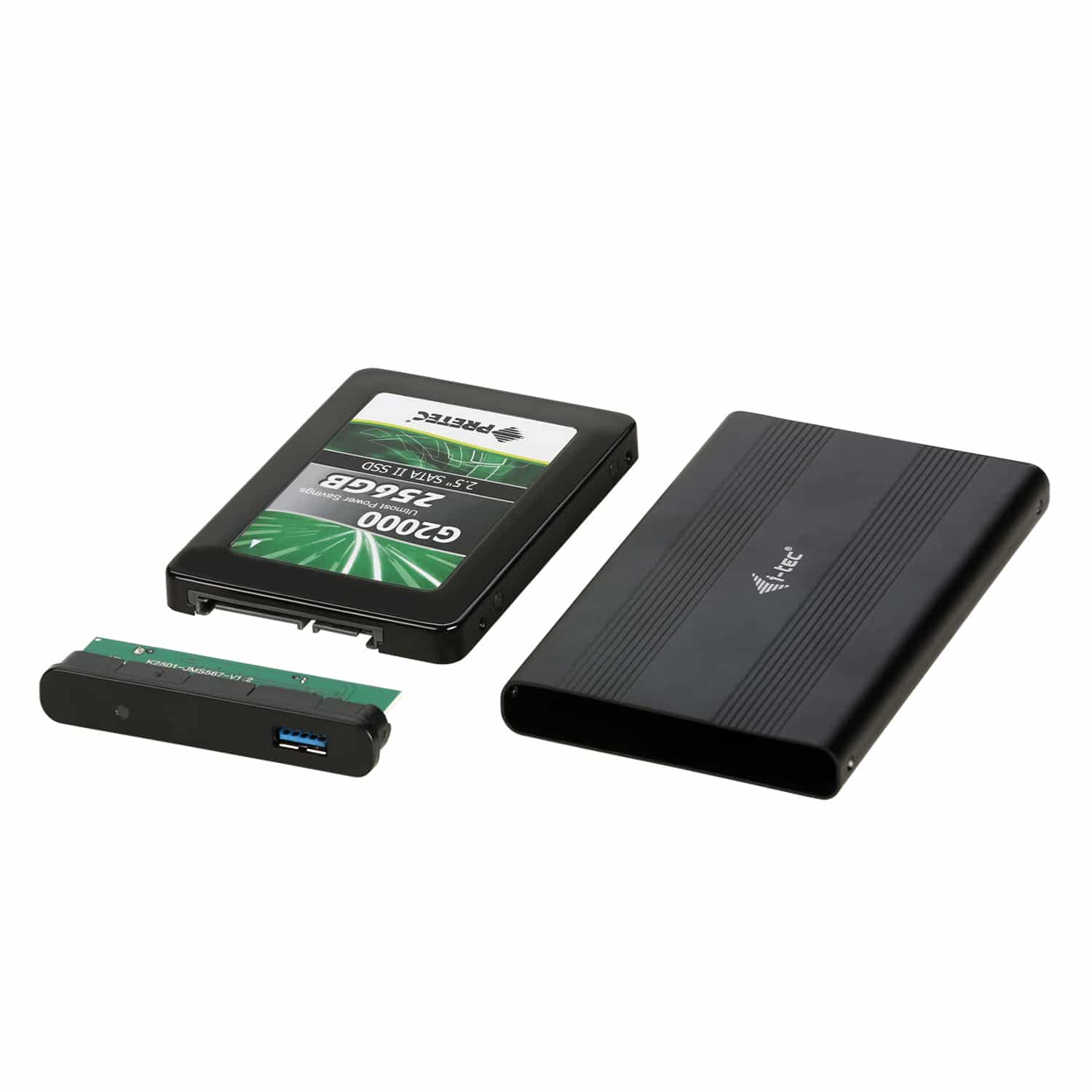 i-tec Advance MYSAFEU312 behuizing voor opslagstations HDD-/SSD-behuizing Zwart 2.5" - Afbeelding 5