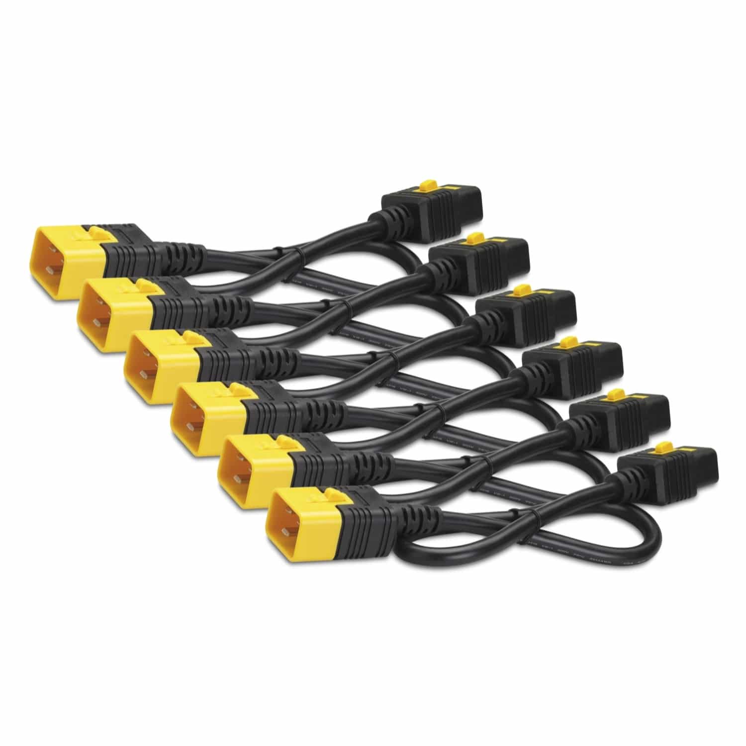 APC Stroomkabelkit (6 ea), blokkerend, C19 naar C20, 1,8 m