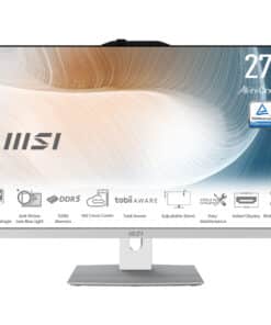 MSI Modern AM272P 1M-846EU Intel Core 7 150U 68,6 cm (27") 1920 x 1080 Pixels Alles-in-één-pc 16 GB DDR5-SDRAM 1 TB SSD Windows 11 Pro Wi-Fi 6E (802.11ax) Zwart