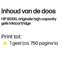 HP 903XL originele high-capacity gele inktcartridge - Afbeelding 2