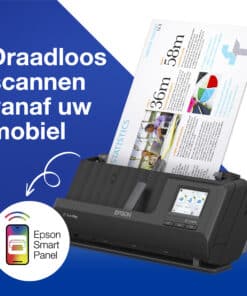 Epson ES-C380W compacte A4-documentscanner met Wi-Fi-connectiviteit en U-traject - Afbeelding 4