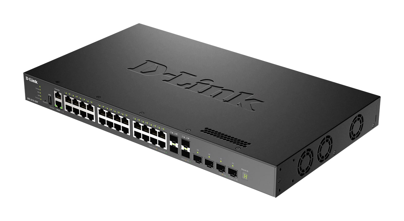 D-Link DXS-3410-32XY netwerk-switch Managed L3 Fast Ethernet (10/100) Zwart - Afbeelding 3
