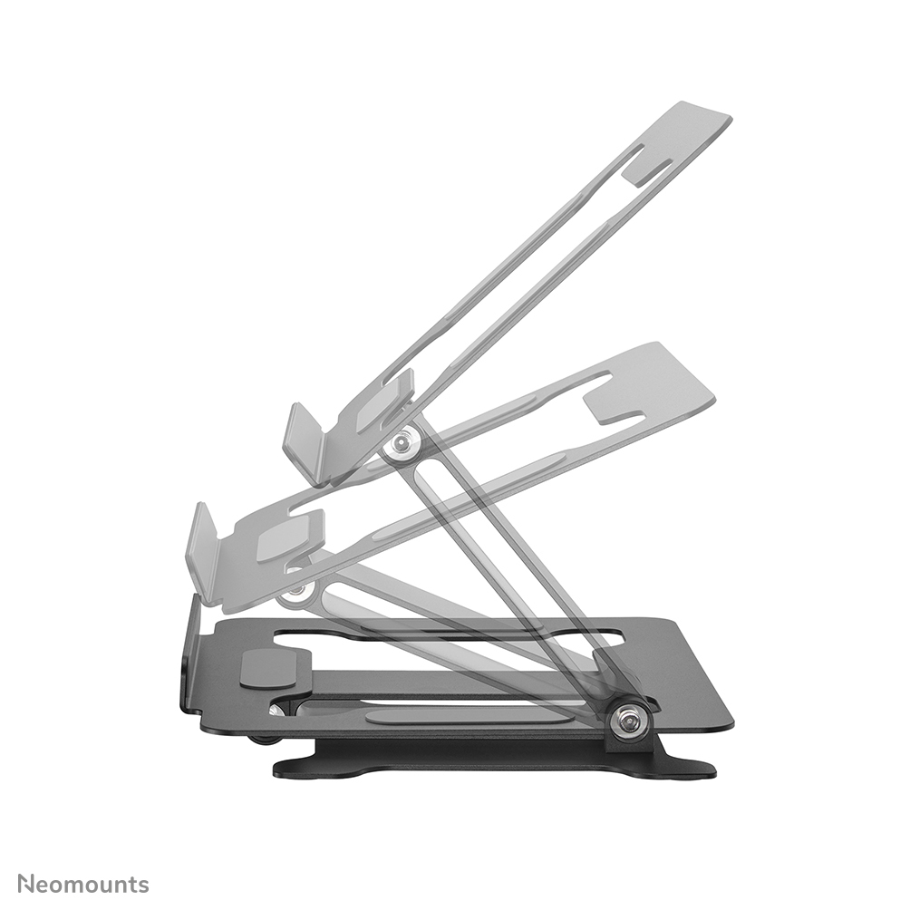 Neomounts DS20-740BL1 Universal laptop stand, 11" - 15", 5 kg, Height adjustable, Alu, Black - Afbeelding 7