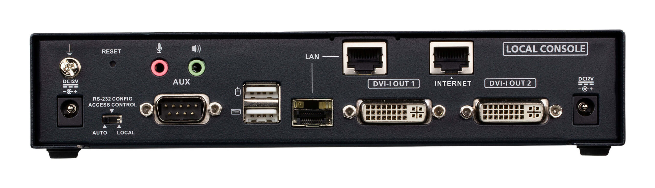 ATEN DVI-I KVM met tweevoudige weergave via IP-zender met internettoegang - Afbeelding 2
