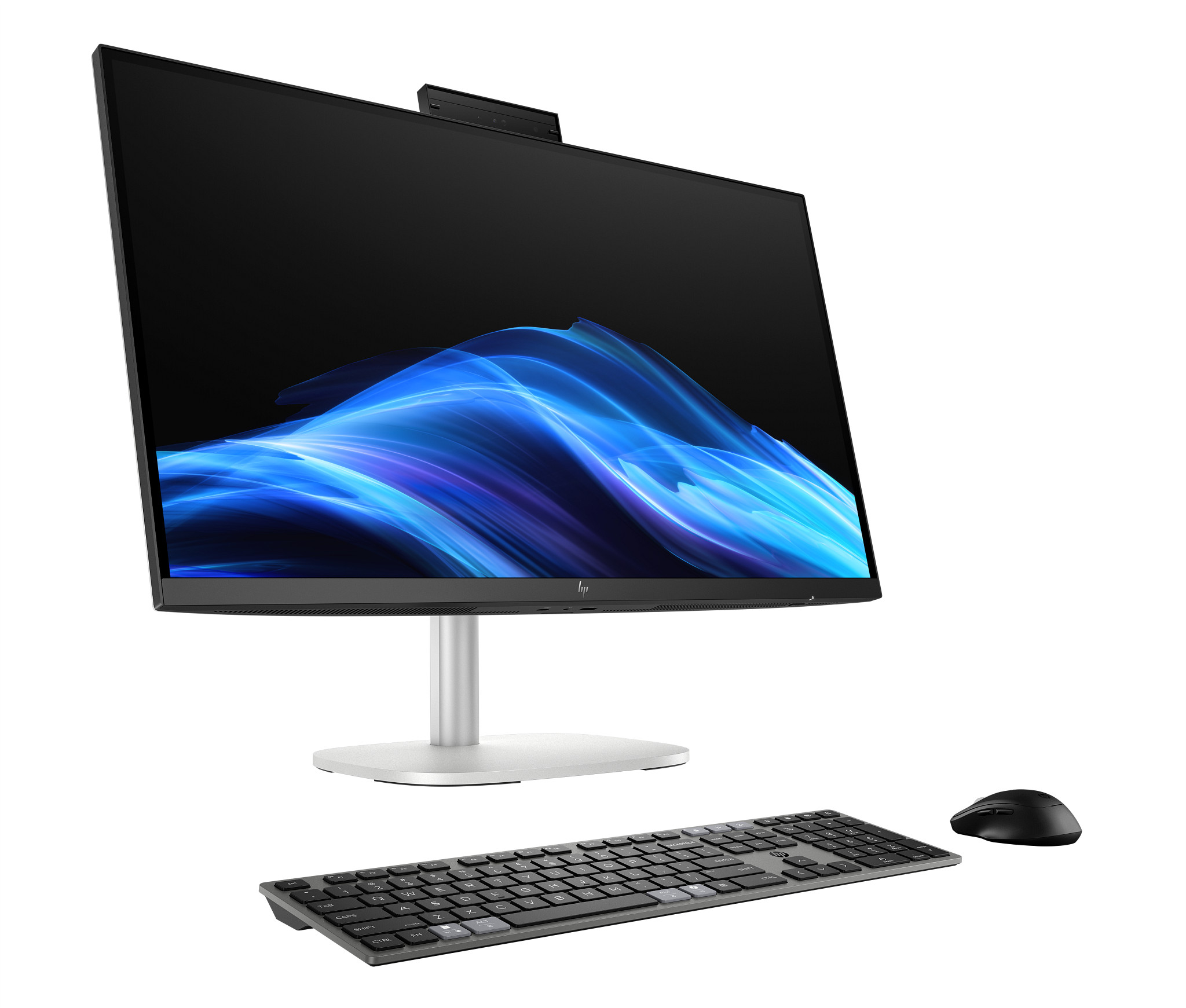 HP EliteStudio 8 G1i AI Wolf Pro Security Edition Intel Core Ultra 5 235 68,6 cm (27") 2560 x 1440 Pixels Touchscreen Alles-in-één-pc 16 GB DDR5-SDRAM 512 GB SSD Windows 11 Pro Wi-Fi 7 (802.11be) AI PC Zilver - Afbeelding 2