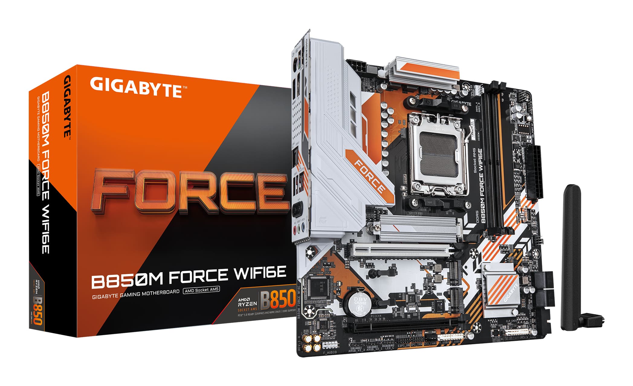 GIGABYTE B850M FORCE WIFI6E AMD B850 Socket AM5 micro ATX