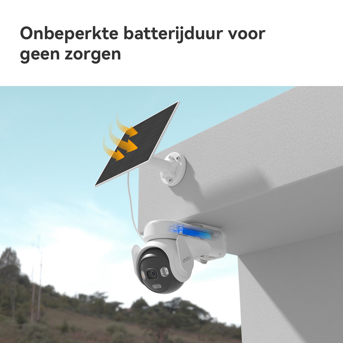 Imou AOV PT 5MP Turret IP-beveiligingscamera Buiten 2880 x 1620 Pixels Muur - Afbeelding 2