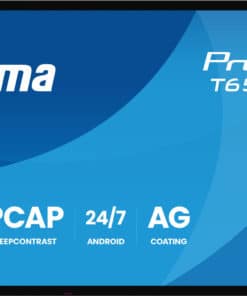 iiyama T6529AS-B1AG beeldkrant Kiosk-ontwerp 163,8 cm (64.5") LED Wifi 420 cd/m² 4K Ultra HD Zwart Touchscreen Type processor Android 24/7 - Afbeelding 2