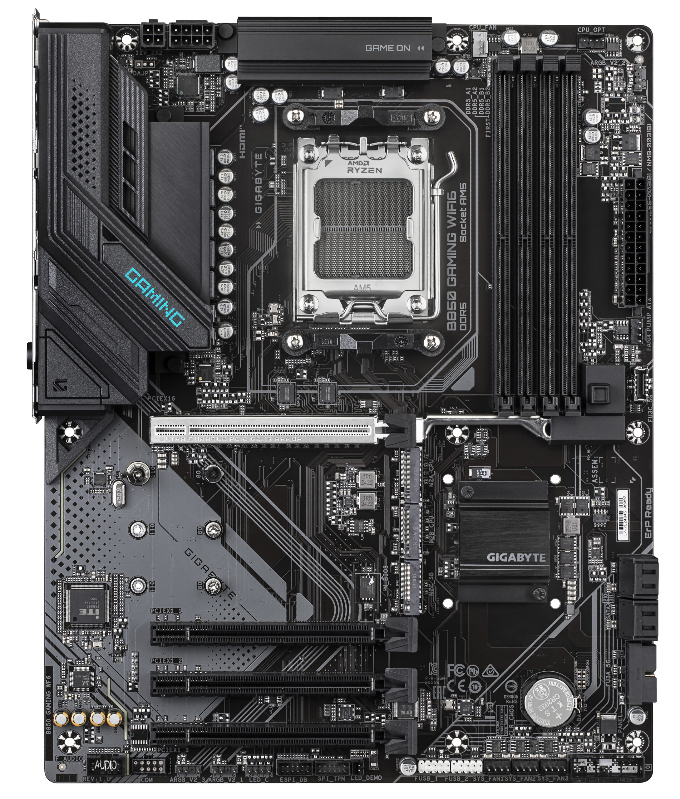 GIGABYTE B850 GAMING WIFI6 AMD B850 Socket AM5 ATX - Afbeelding 2