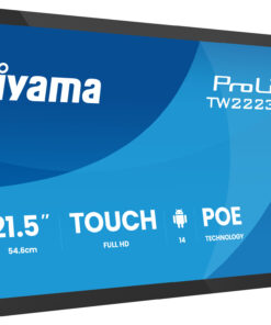 iiyama TW2223AS-B3P beeldkrant Interactief flatscreen 54,6 cm (21.5") Wifi 450 cd/m² Full HD Zwart Touchscreen Type processor Android 24/7