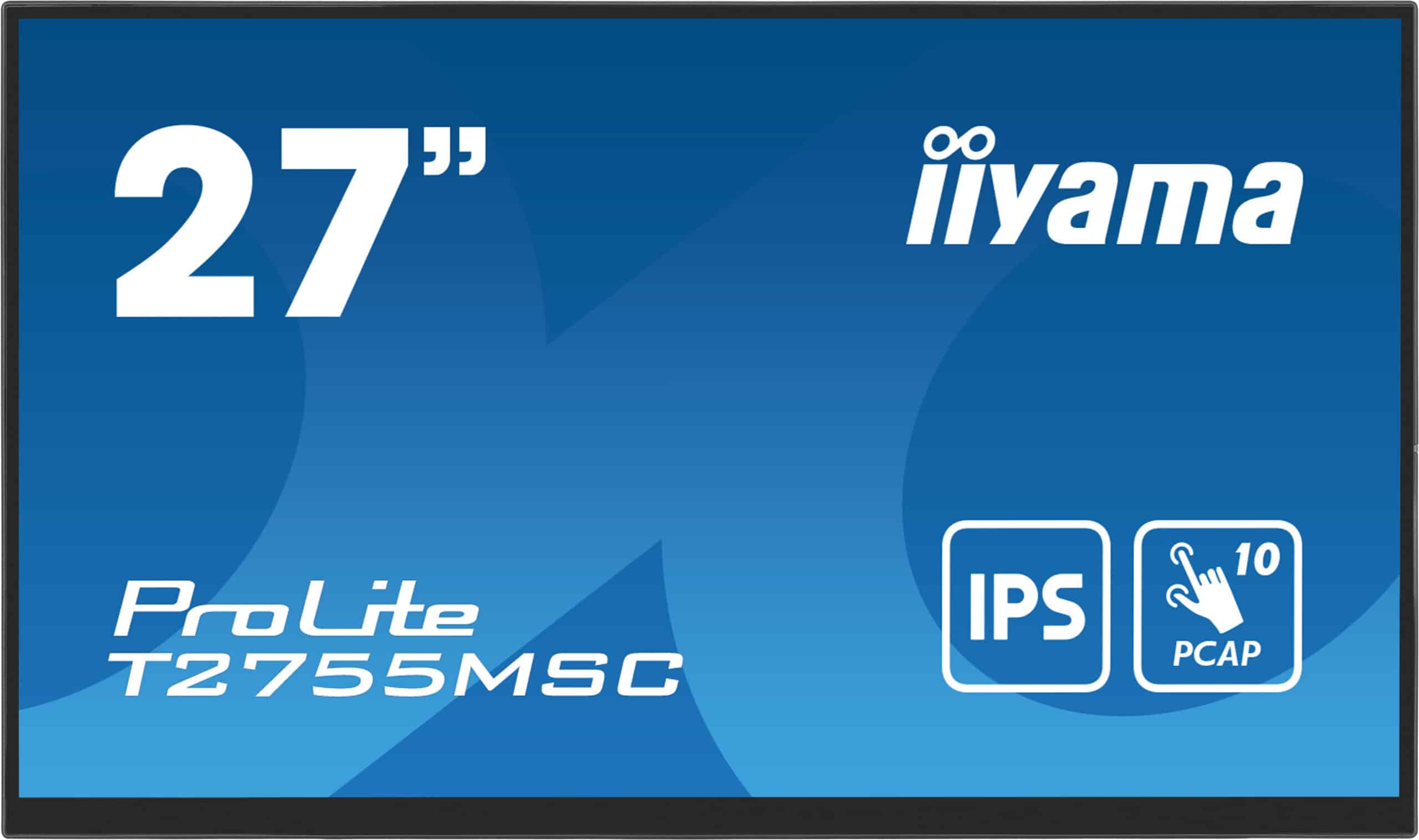 iiyama ProLite T2755MSC-B1 computer monitor 68,6 cm (27") 1920 x 1080 Pixels Full HD LED Touchscreen Tafelblad Zwart - Afbeelding 2
