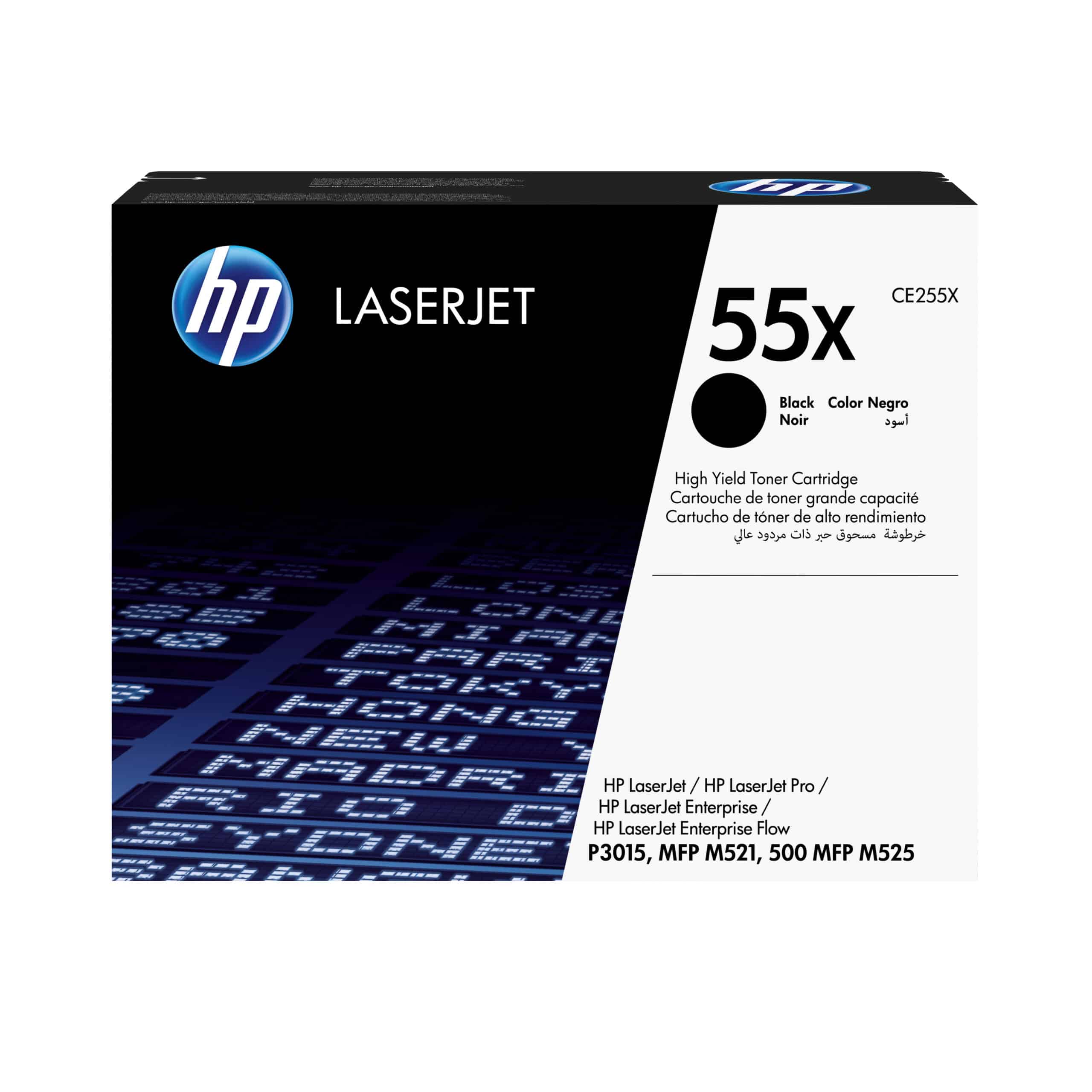 HP CE255X Original Toner Cartridge 55X Black, High-capacity, 12500 page(s)
