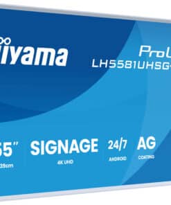 iiyama LH5581UHSG-1AG beeldkrant Digitale signage flatscreen 138,7 cm (54.6") Wifi 500 cd/m² 4K Ultra HD Wit Type processor Android 24/7 - Afbeelding 4