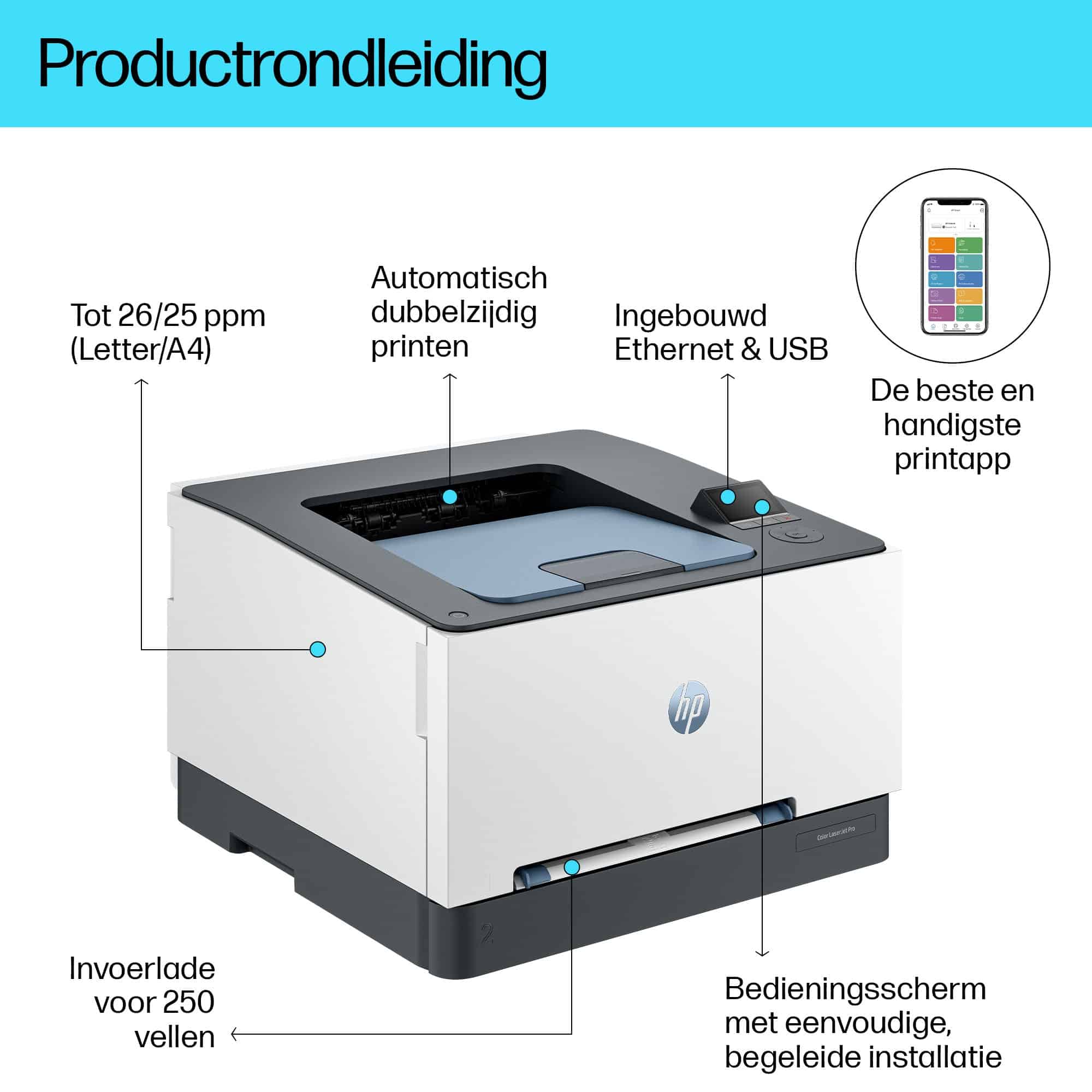 HP Color LaserJet Pro 3202dn - Afbeelding 8