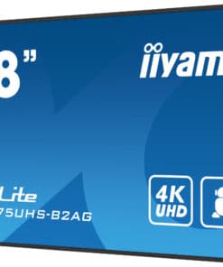 iiyama LH9875UHS-B2AG beeldkrant Digitale signage flatscreen 2,48 m (97.5") LED Wifi 500 cd/m² 4K Ultra HD Zwart Type processor Android 11 24/7 - Afbeelding 7