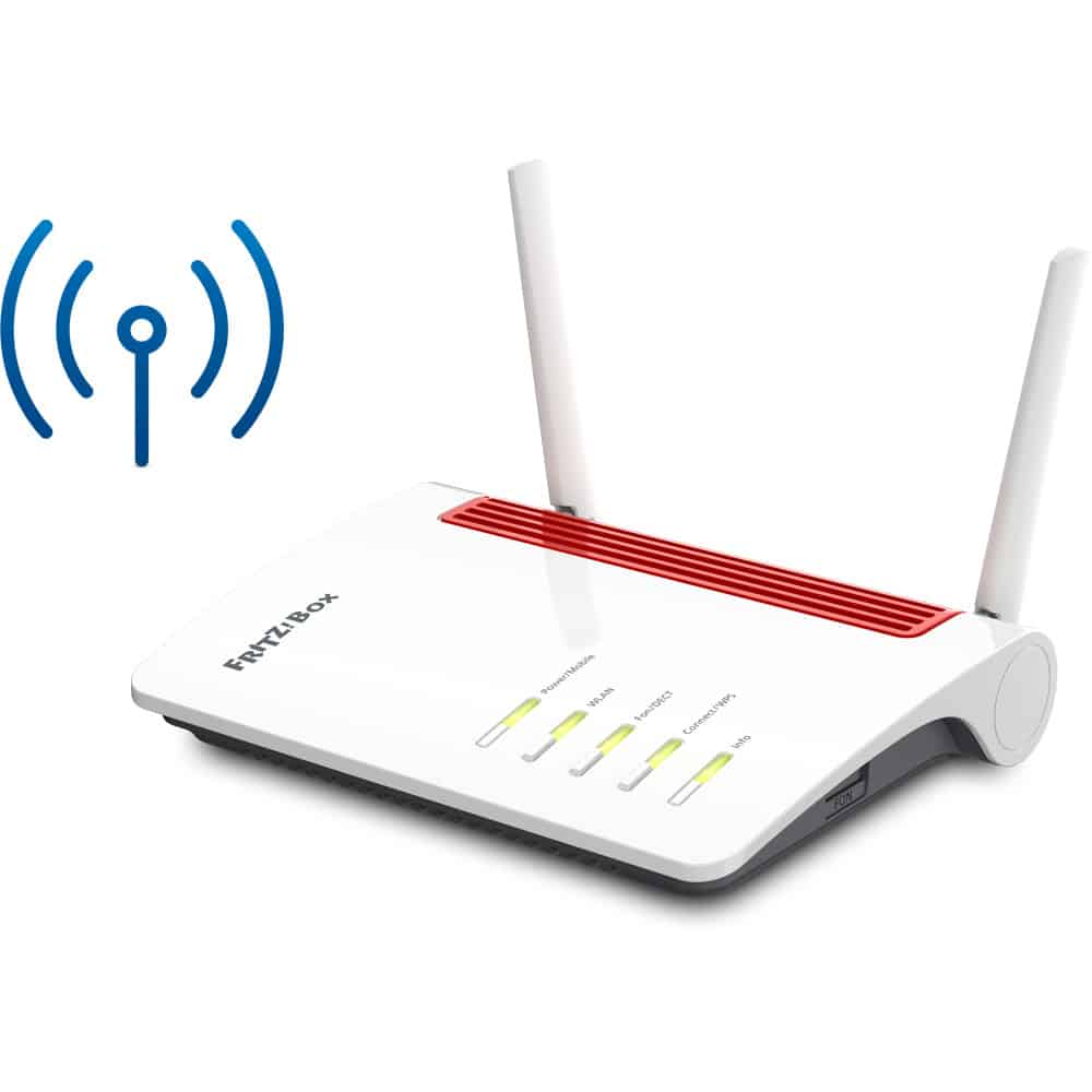 Box FRITZ! 6850 4G International draadloze router Gigabit Ethernet Dual-band (2.4 GHz / 5 GHz) Wit