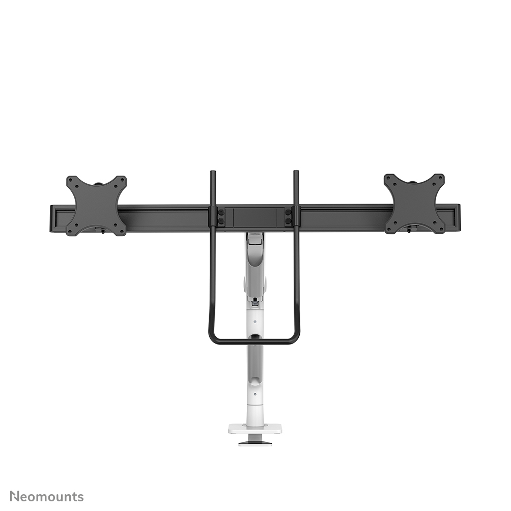Neomounts DS75S-950WH2 Full-motion desk mount, 2x 17" - 27", 8 kg, 100x100 mm, Black - Afbeelding 4