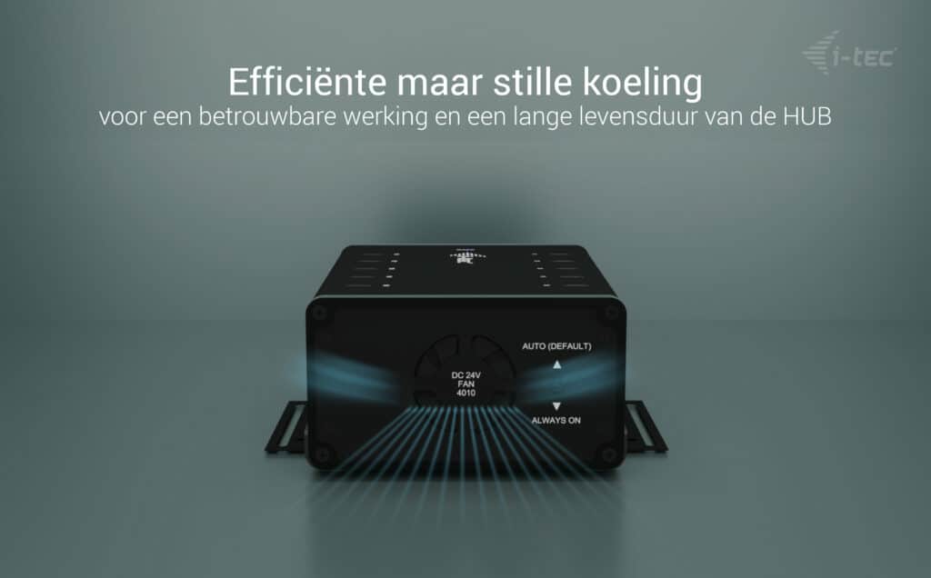 i-tec USB-C/USB-A Metal Charging + data HUB, 15W per port, 10x USB-C - Afbeelding 7