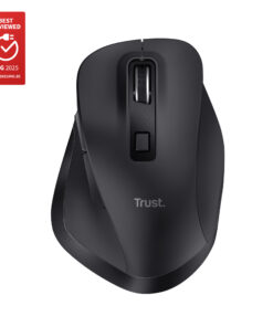 Trust Fyda Draadloze Muis – Multi-device muis – Oplaadbaar – 2400 DPI – Zwart