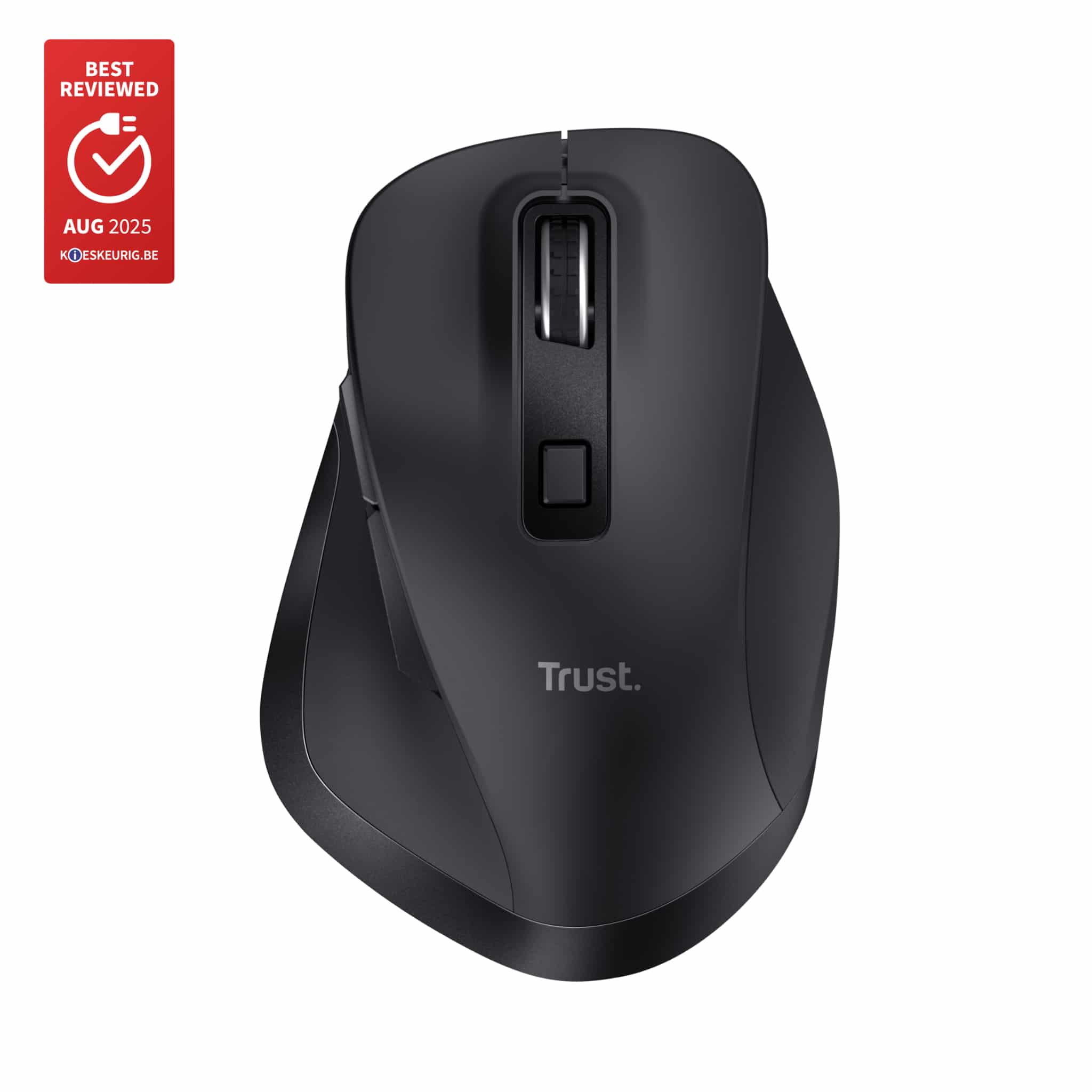 Trust Fyda Draadloze Muis – Multi-device muis – Oplaadbaar – 2400 DPI – Zwart