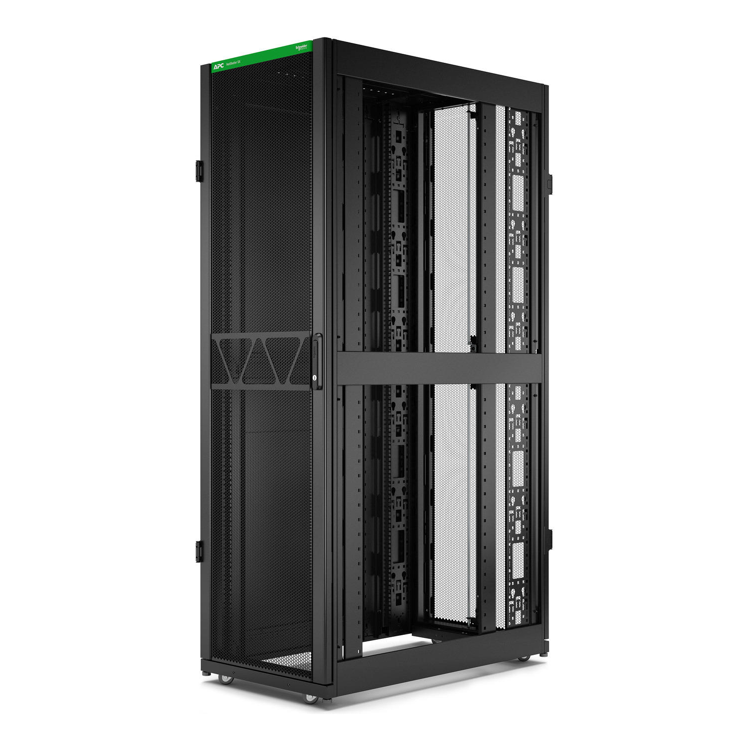 APC Netshelter SX Gen2 AR3100B2 - 42U, 1991h x 600b x 1070d mm, met zijpanelen, zwart - Afbeelding 2