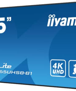 iiyama LH6565UHSB-B1 beeldkrant Kiosk-ontwerp 163,8 cm (64.5") LED Wifi 800 cd/m² 4K Ultra HD Zwart Type processor Android 11 24/7 - Afbeelding 7