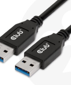 CLUB3D USB Type-A Gen2(10G) cable, 3A M/M 0.5m / 1.64 ft