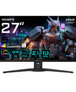 GIGABYTE AORUS FO27Q5P computer monitor 68,6 cm (27") 2560 x 1440 Pixels Quad HD QD-OLED Zwart